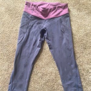 Lulu Lemon Pink Band Leggings